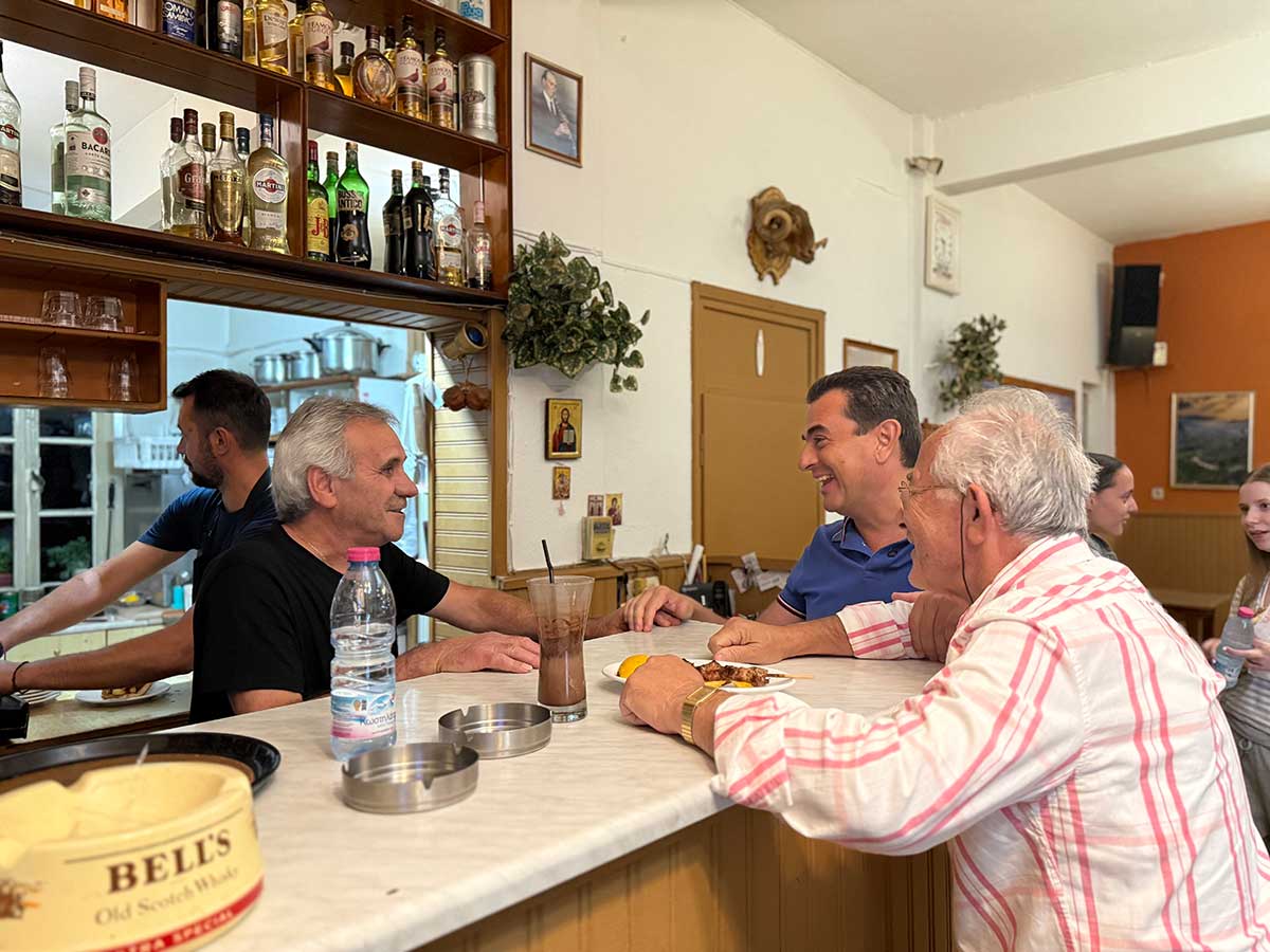 Στα ορεινά χωριά του Δήμου Μετεώρων ο Κώστας Σκρέκας