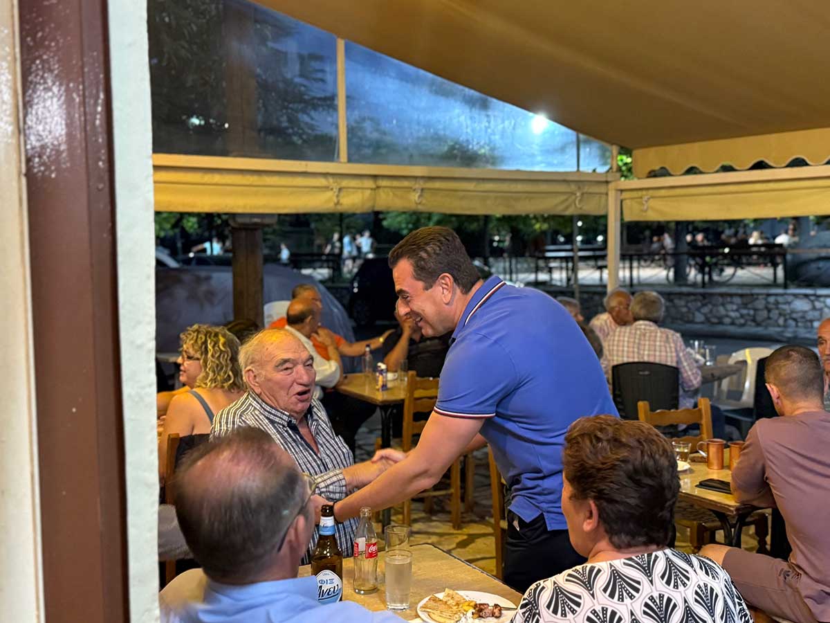 Στα ορεινά χωριά του Δήμου Μετεώρων ο Κώστας Σκρέκας