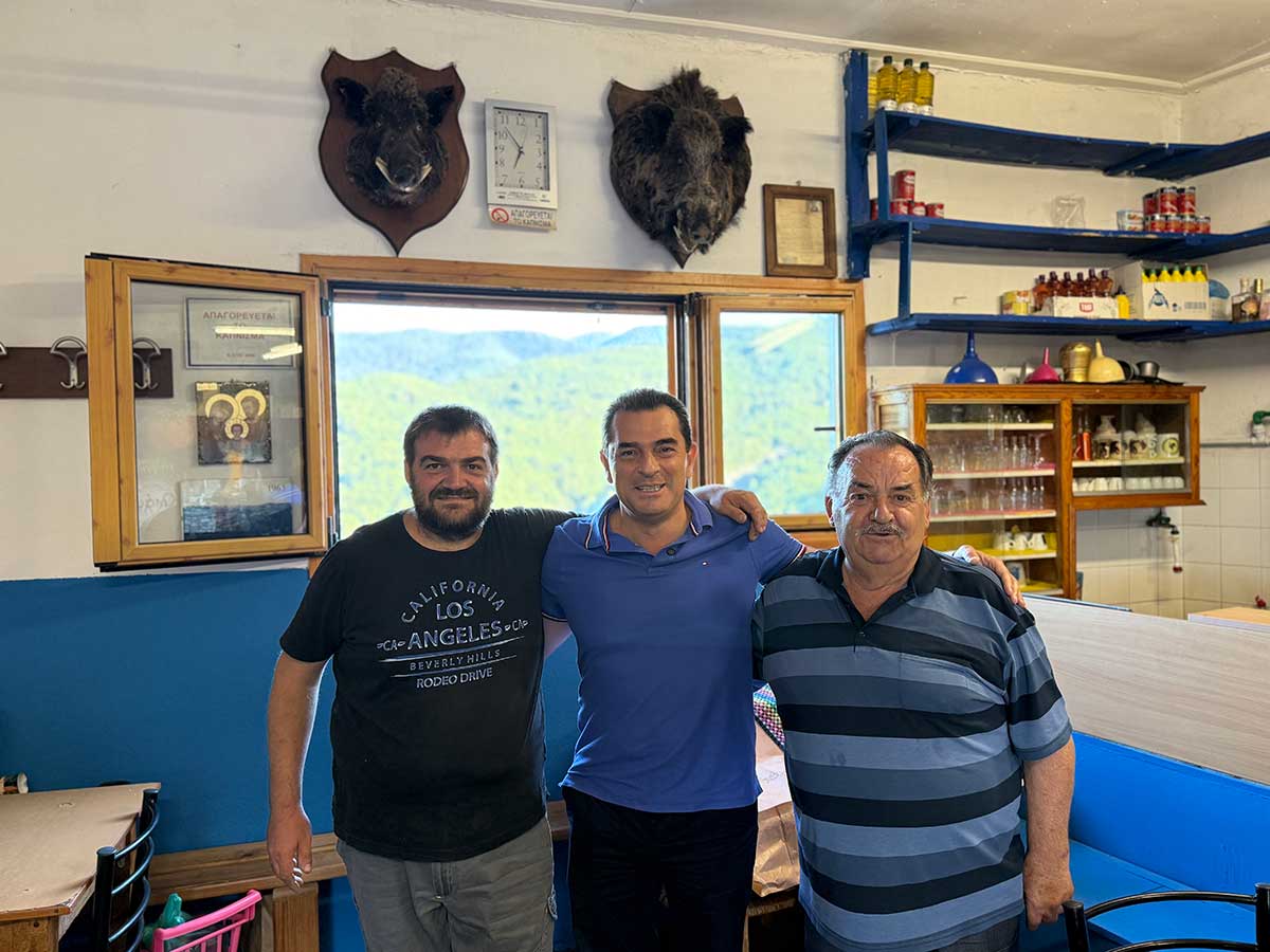 Στα ορεινά χωριά του Δήμου Μετεώρων ο Κώστας Σκρέκας