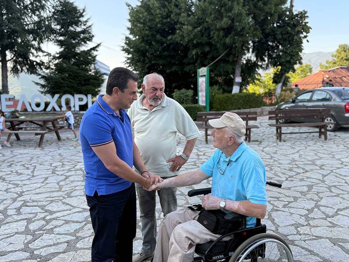 Στα ορεινά χωριά του Δήμου Μετεώρων ο Κώστας Σκρέκας