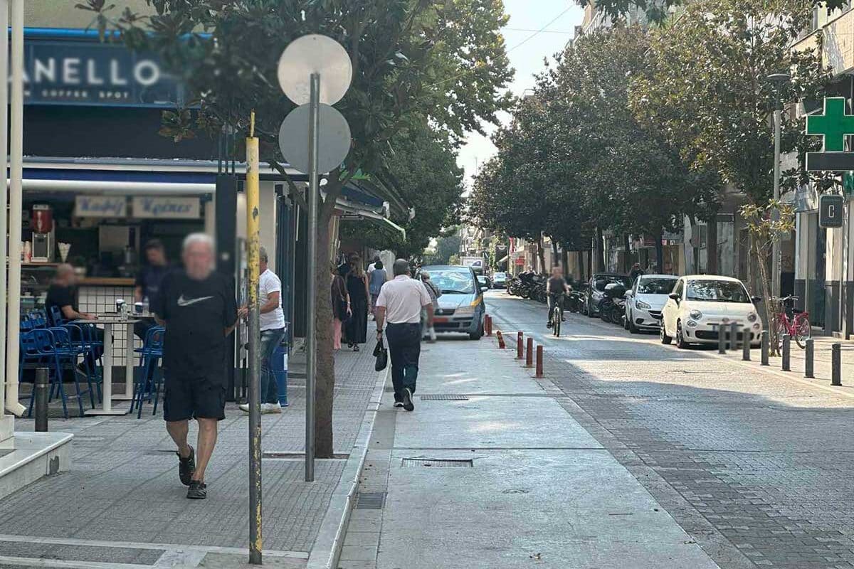 Τρίκαλα: Ο ποδηλατόδρομος της Καποδιστρίου σε ρόλο… λύσης ανάγκης