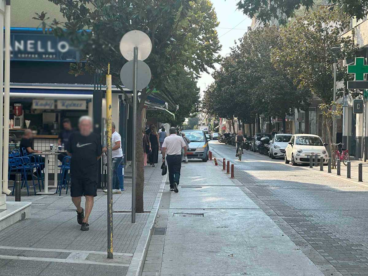 Τρίκαλα: Ο ποδηλατόδρομος της Καποδιστρίου σε ρόλο… λύσης ανάγκης