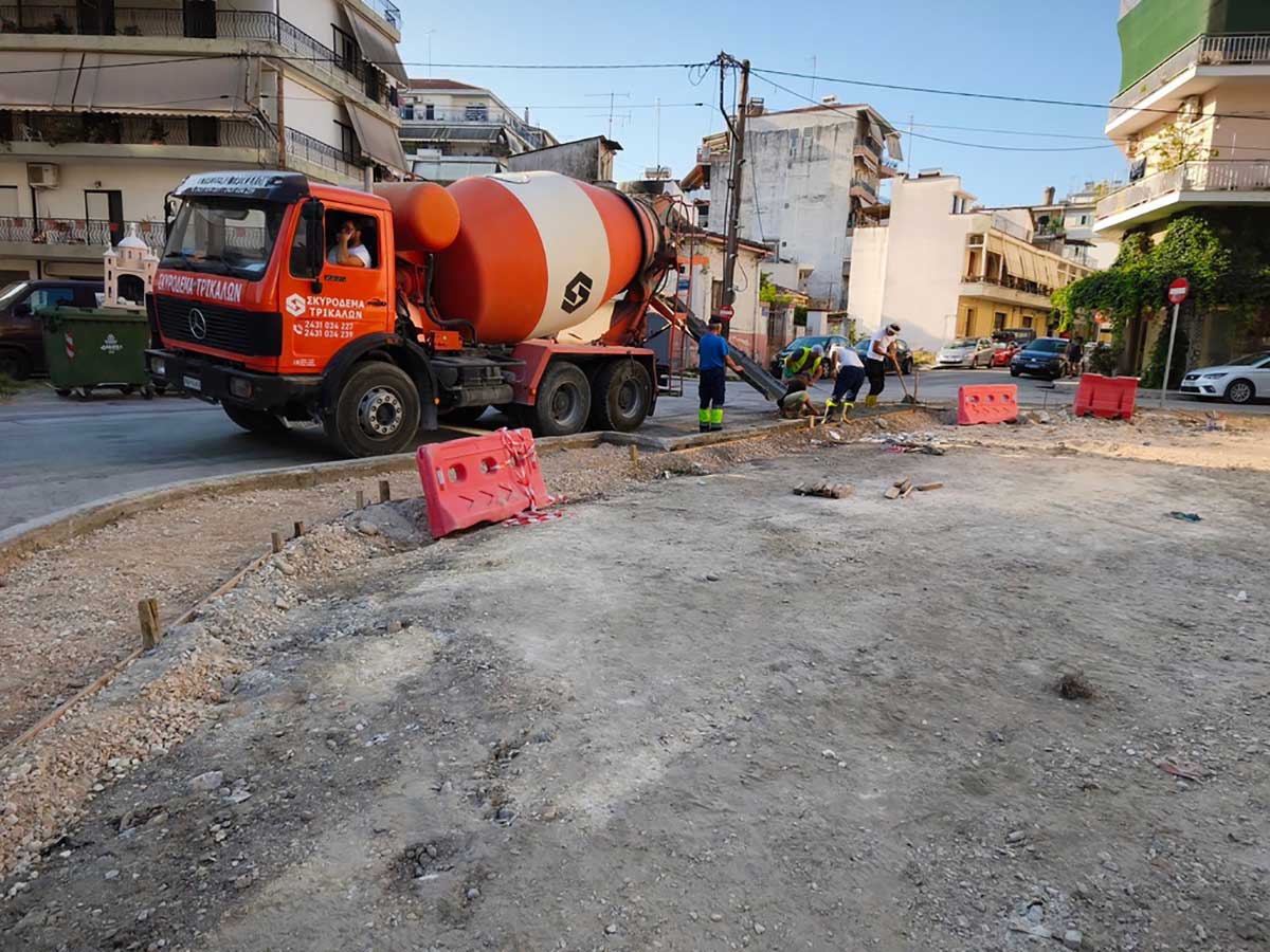 Τρίκαλα: Παρεμβάσεις για πεζούς σε τρεις γειτονιές