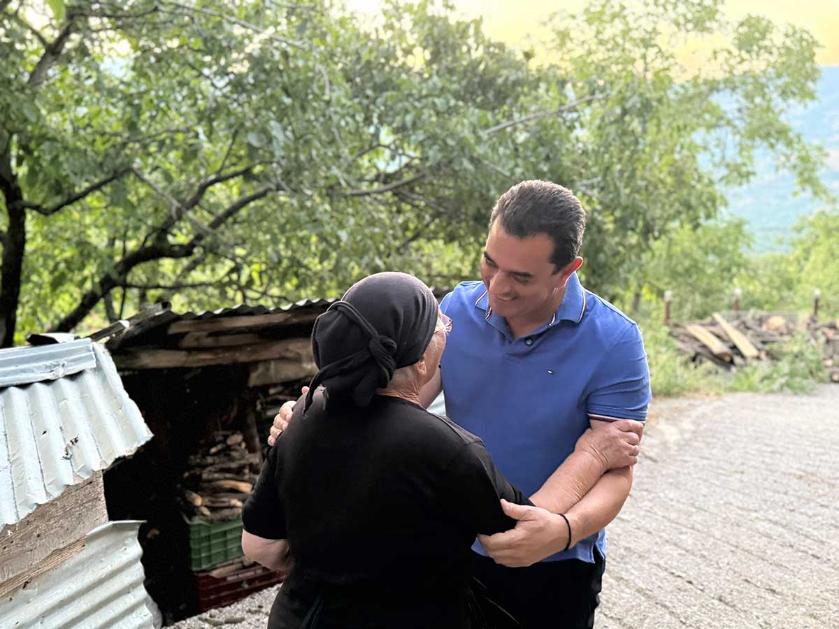 Στα ορεινά χωριά του Δήμου Μετεώρων ο Κώστας Σκρέκας