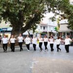 Παιδιά και ΚΑΠΗ χόρεψαν μαζί στην πλατεία Μακαρίου