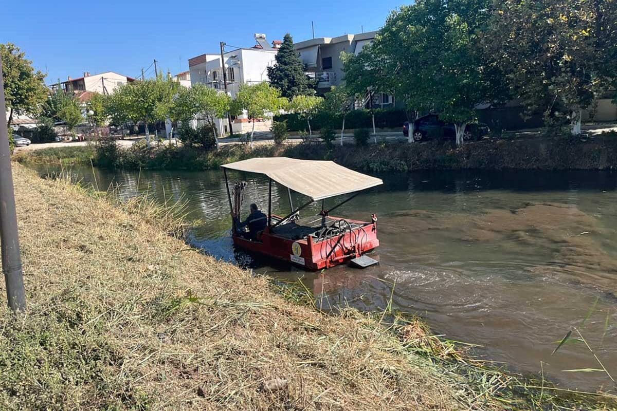 Καθαρισμός στον Αγιαμονιώτη από τον Δήμο Τρικκαίων