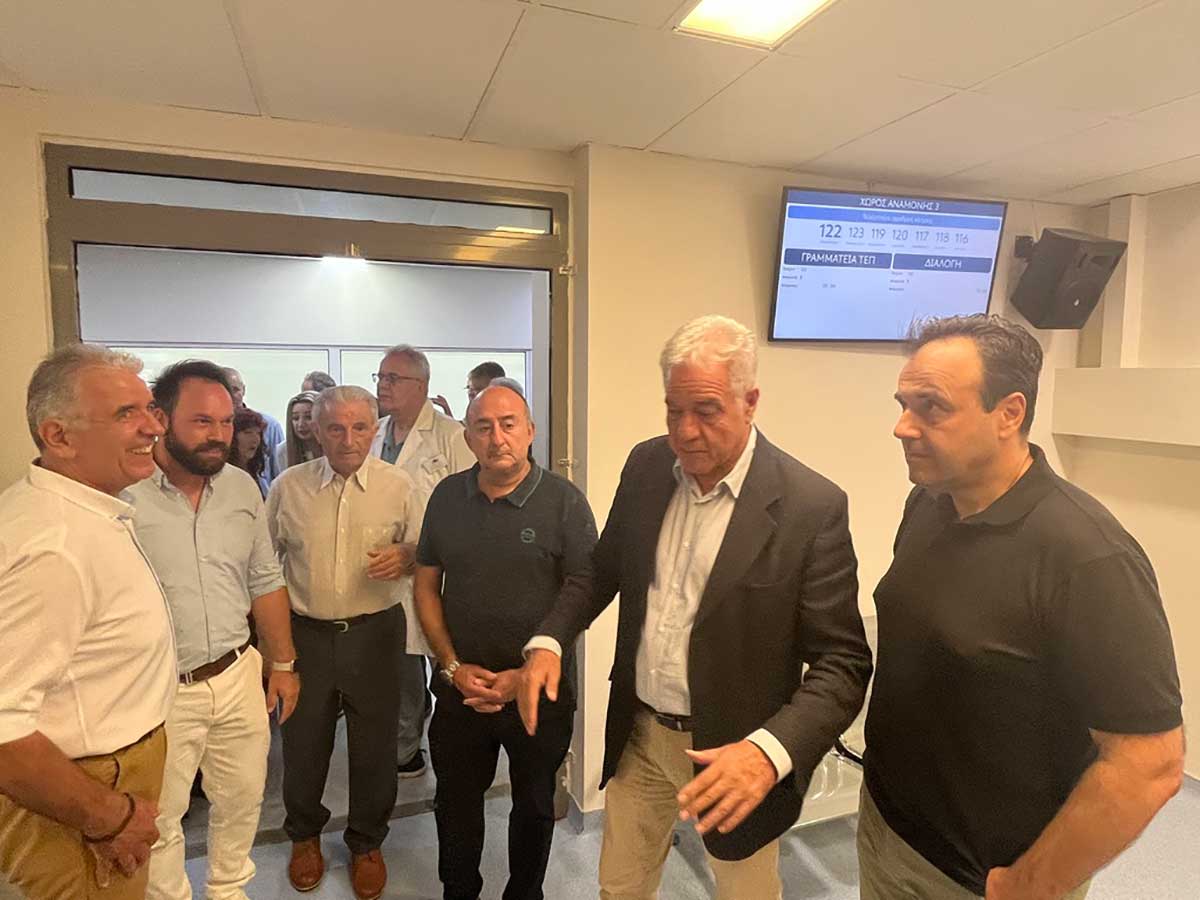 Νοσοκομείο Τρικάλων: Νέο ΤΕΠ με δωρεά Φαγκρίδα