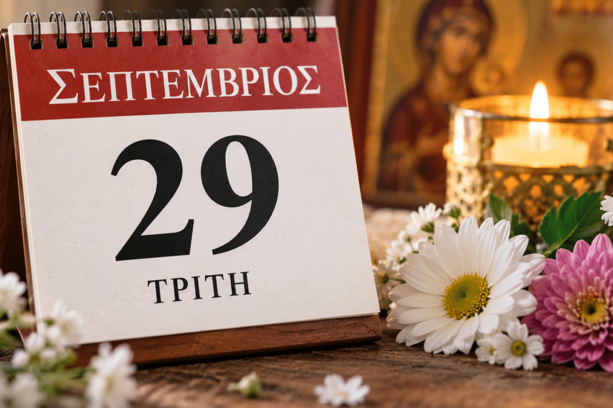 Εορτολόγιο 29 Σεπτεμβρίου – Ποιοι γιορτάζουν σήμερα
