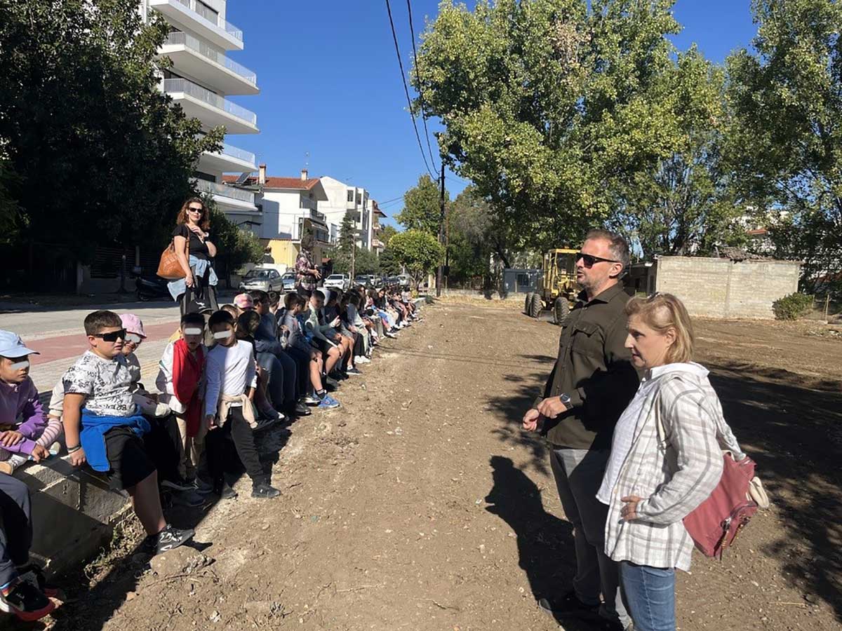 Μαθητές φύτεψαν δέντρα δίπλα στον Ληθαίο