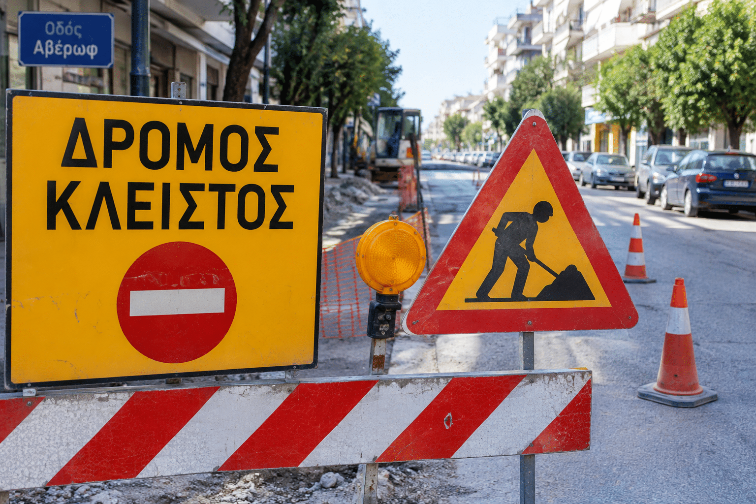 Τρίκαλα: Κλείνει για οκτώ ώρες η οδός Αβέρωφ
