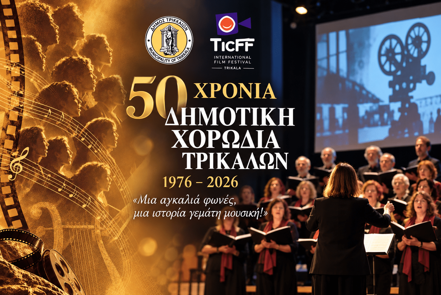 Δημοτική Χορωδία Τρικάλων: 50 χρόνια μουσικής και ιστορίας
