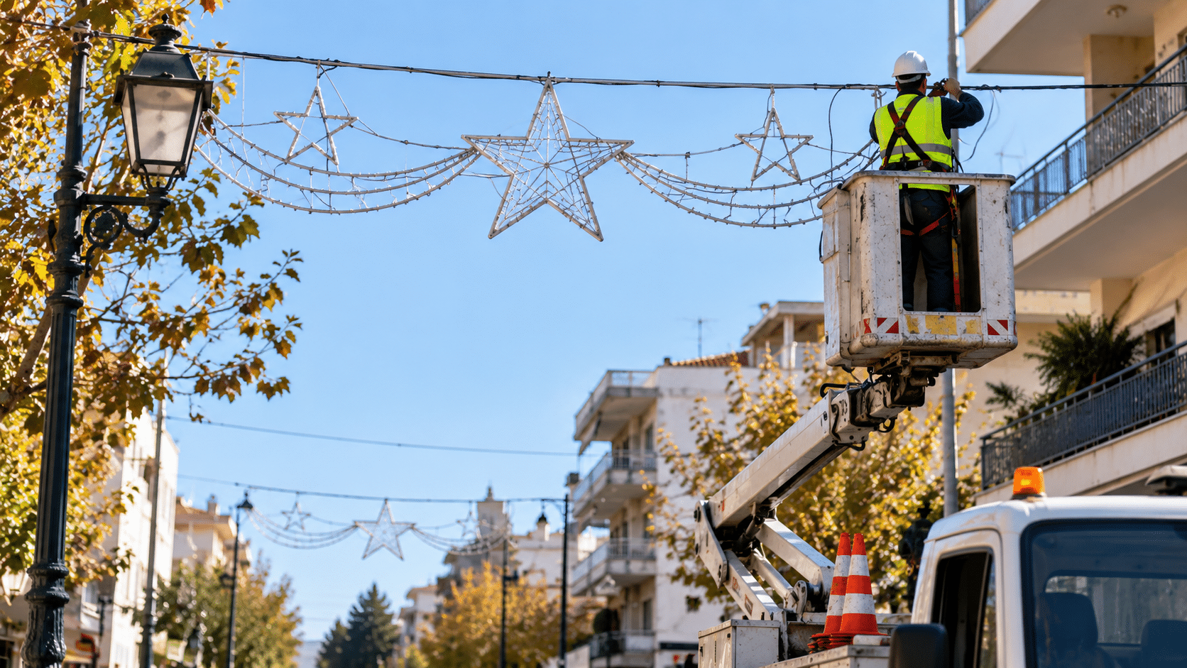 Τρίκαλα: Κλείνουν δύο δρόμοι για εορταστικό διάκοσμο