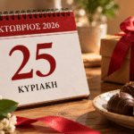 Εορτολόγιο 25 Οκτωβρίου: Ποιοι γιορτάζουν σήμερα