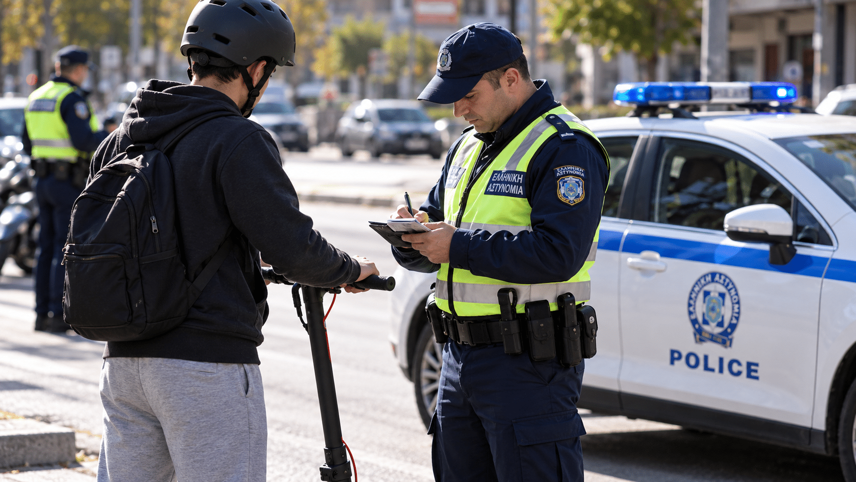 Τρίκαλα: «Βροχή» οι κλήσεις για κράνος – Στο στόχαστρο τα ηλεκτρικά πατίνια