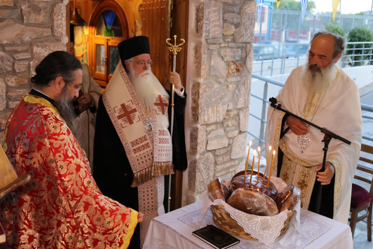 Τρίκαλα: Εσπερινός για τον Άγιο Αρτέμιο στην ΕΛ.ΑΣ.