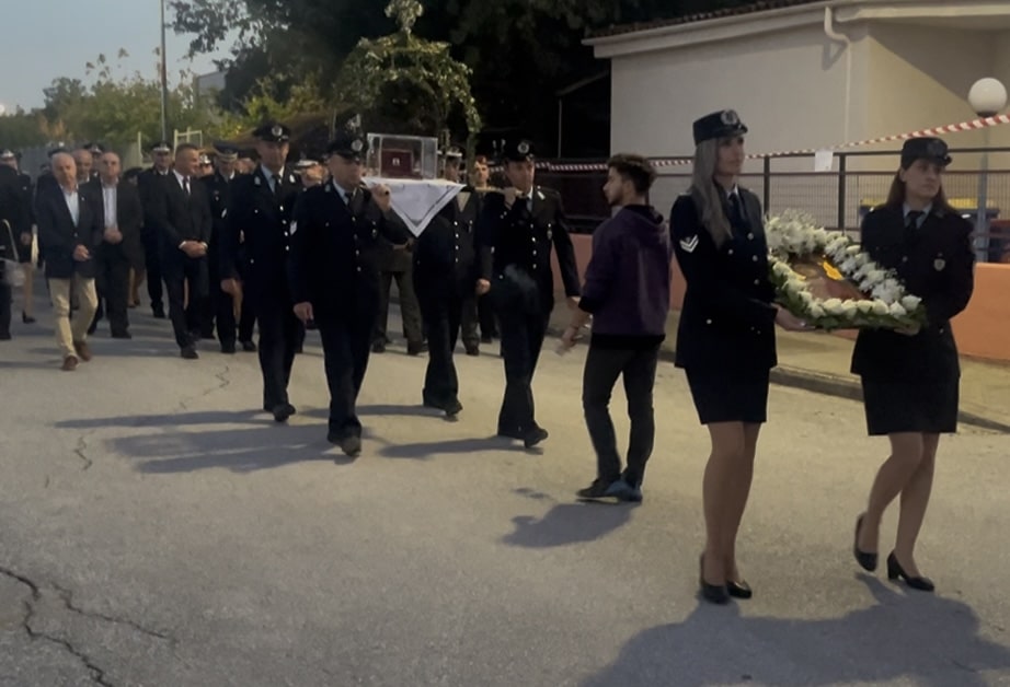 Τρίκαλα: Εσπερινός για τον Άγιο Αρτέμιο στην ΕΛ.ΑΣ.