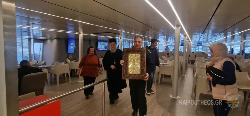 Από τη Σίφνο στα Τρίκαλα ξεκίνησε το ταξίδι της Παναγίας Χρυσοπηγής