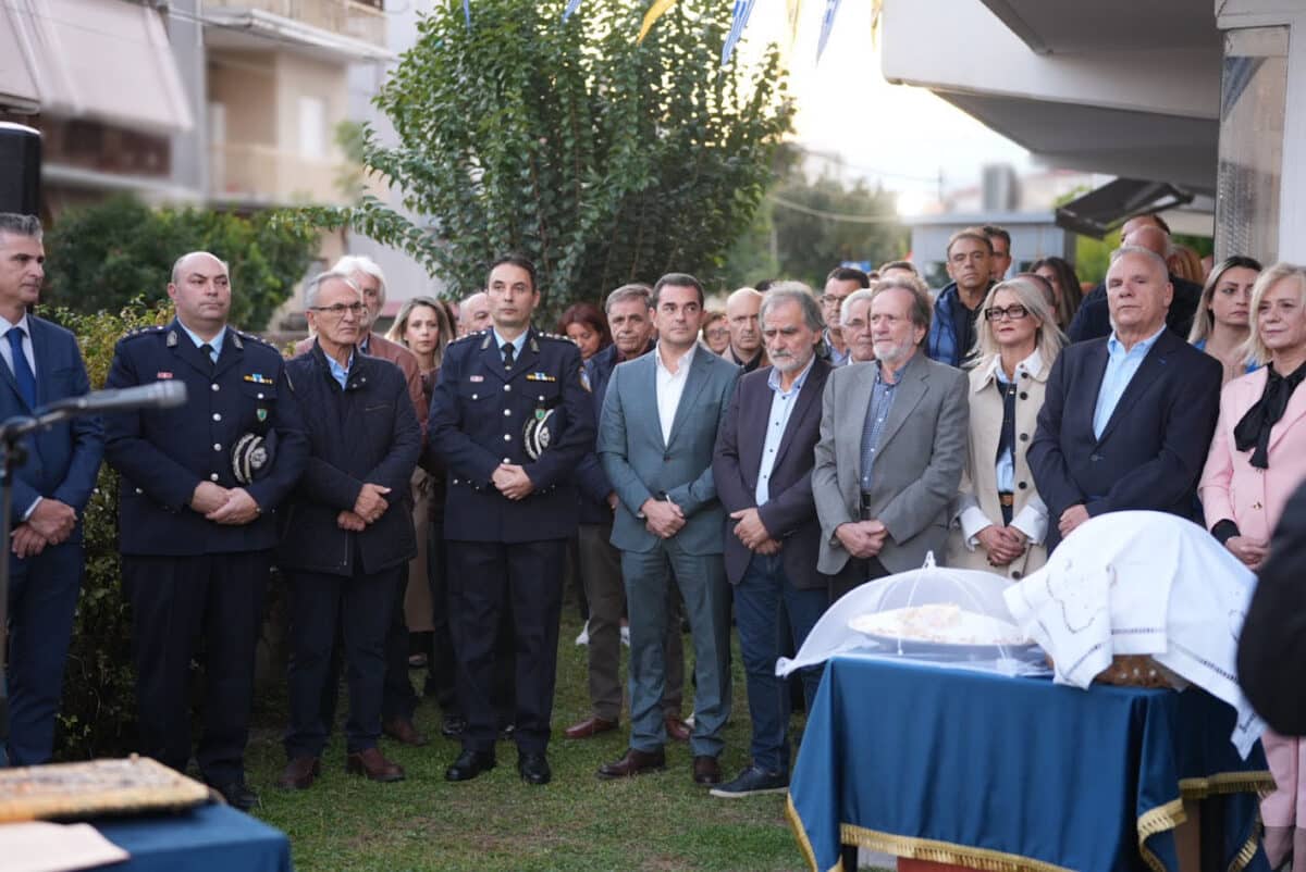 Τρίκαλα: Εσπερινός για τον Άγιο Αρτέμιο στην ΕΛ.ΑΣ.