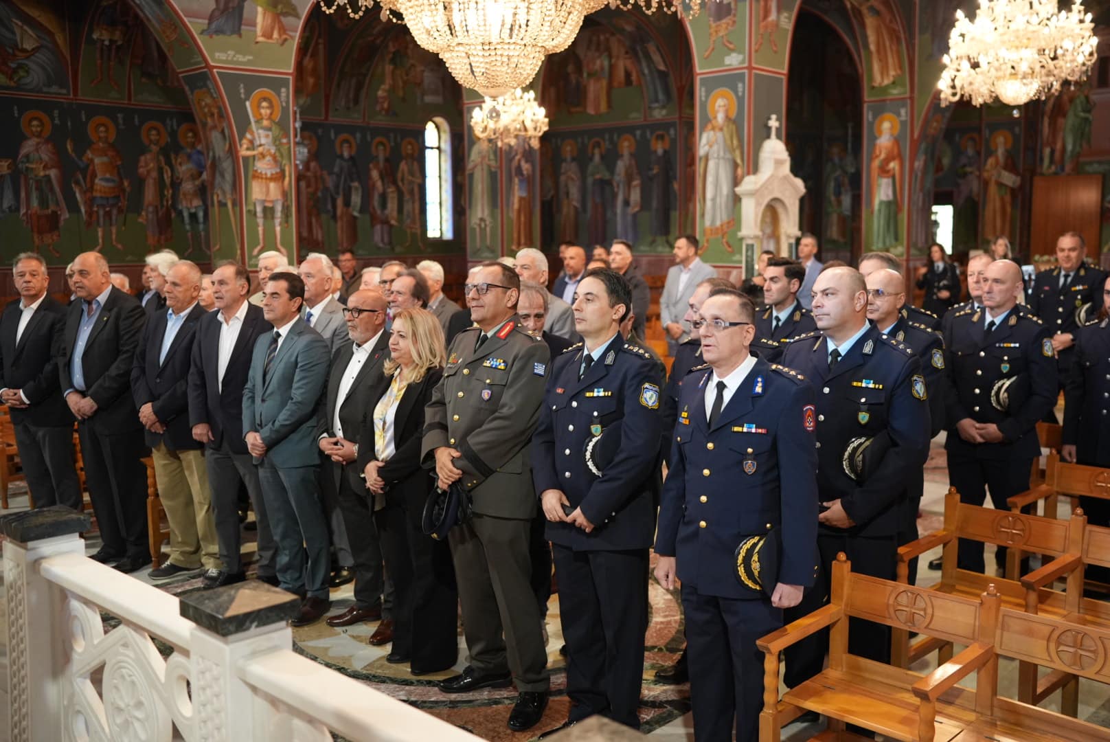 Τρίκαλα: Τιμήθηκε η Ημέρα της Ελληνικής Αστυνομίας