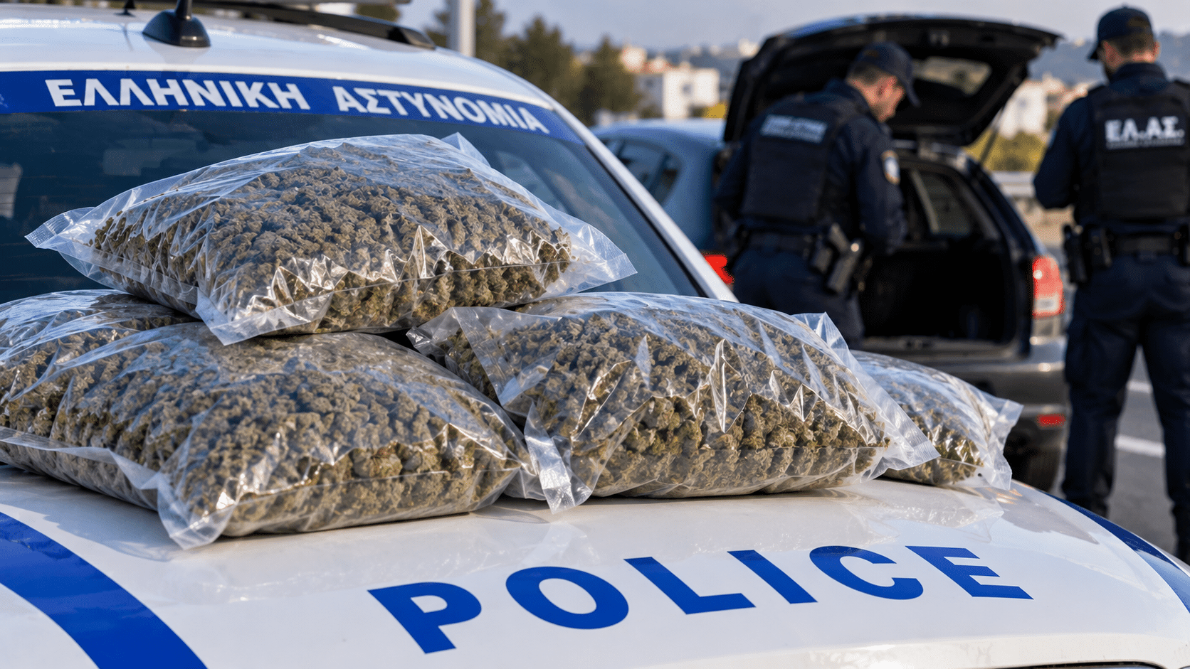 Λάρισα: Ταυτοποιήθηκε 47χρονος για την υπόθεση με τα 4,5 κιλά κάνναβης