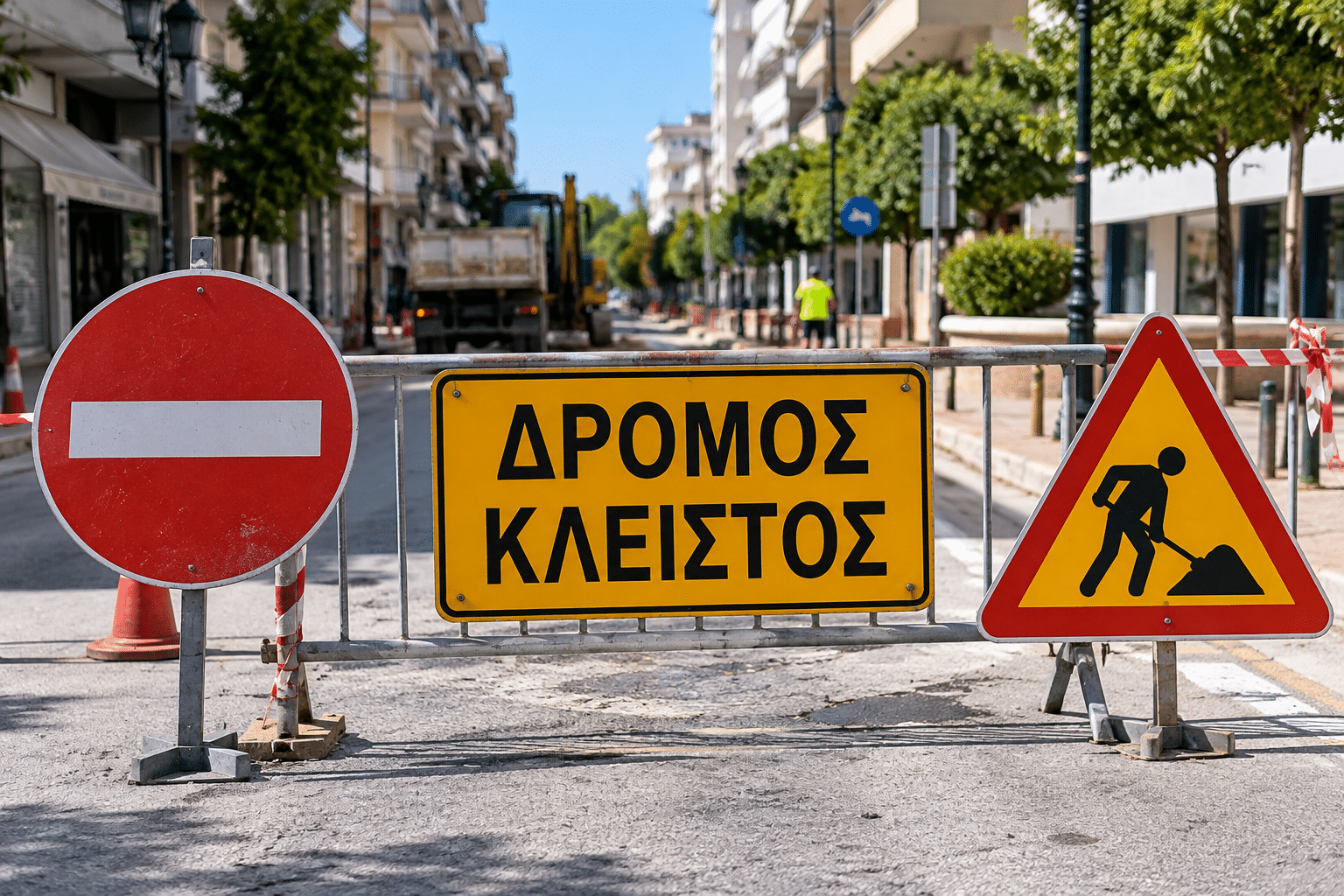 Τρίκαλα: Κλείνει η οδός Αριστοτέλους για έξι ημέρες