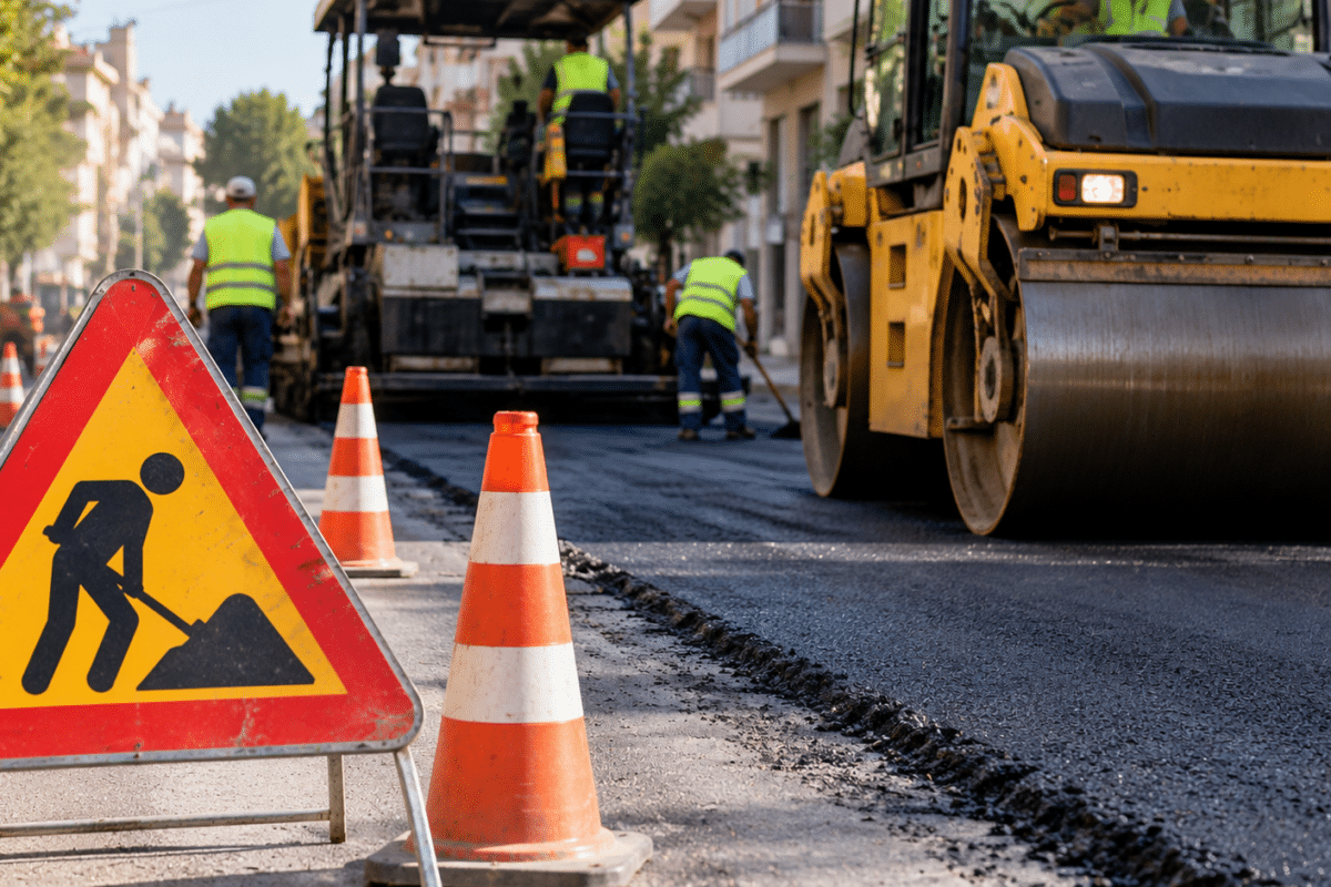 Τρίκαλα: Κλείνουν δρόμοι λόγω ασφαλτοστρώσεων
