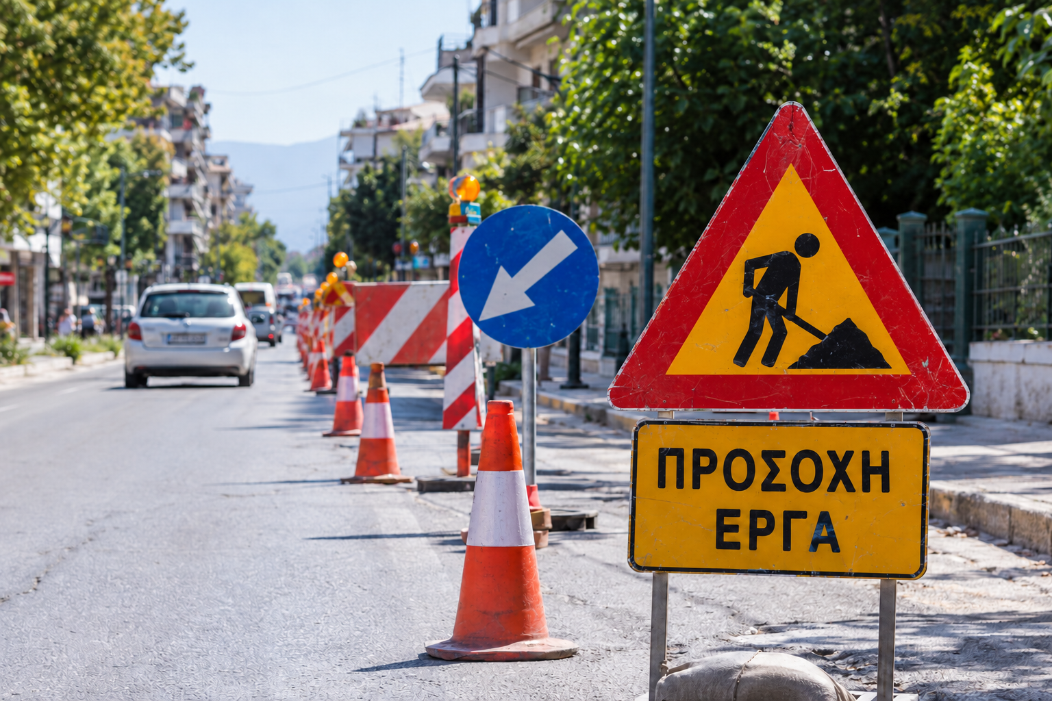 Τρίκαλα: Διακοπή στην Ασπροποτάμου, έργα στη Ριζαριού