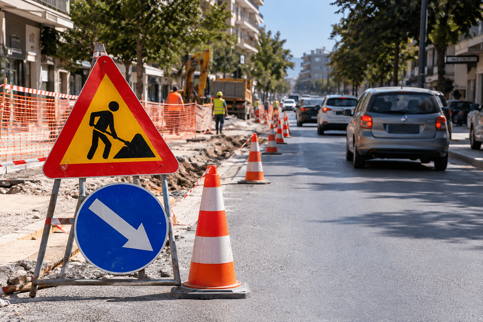 Τρίκαλα: Στενεύει η Αρριανού τη Δευτέρα λόγω εργασιών