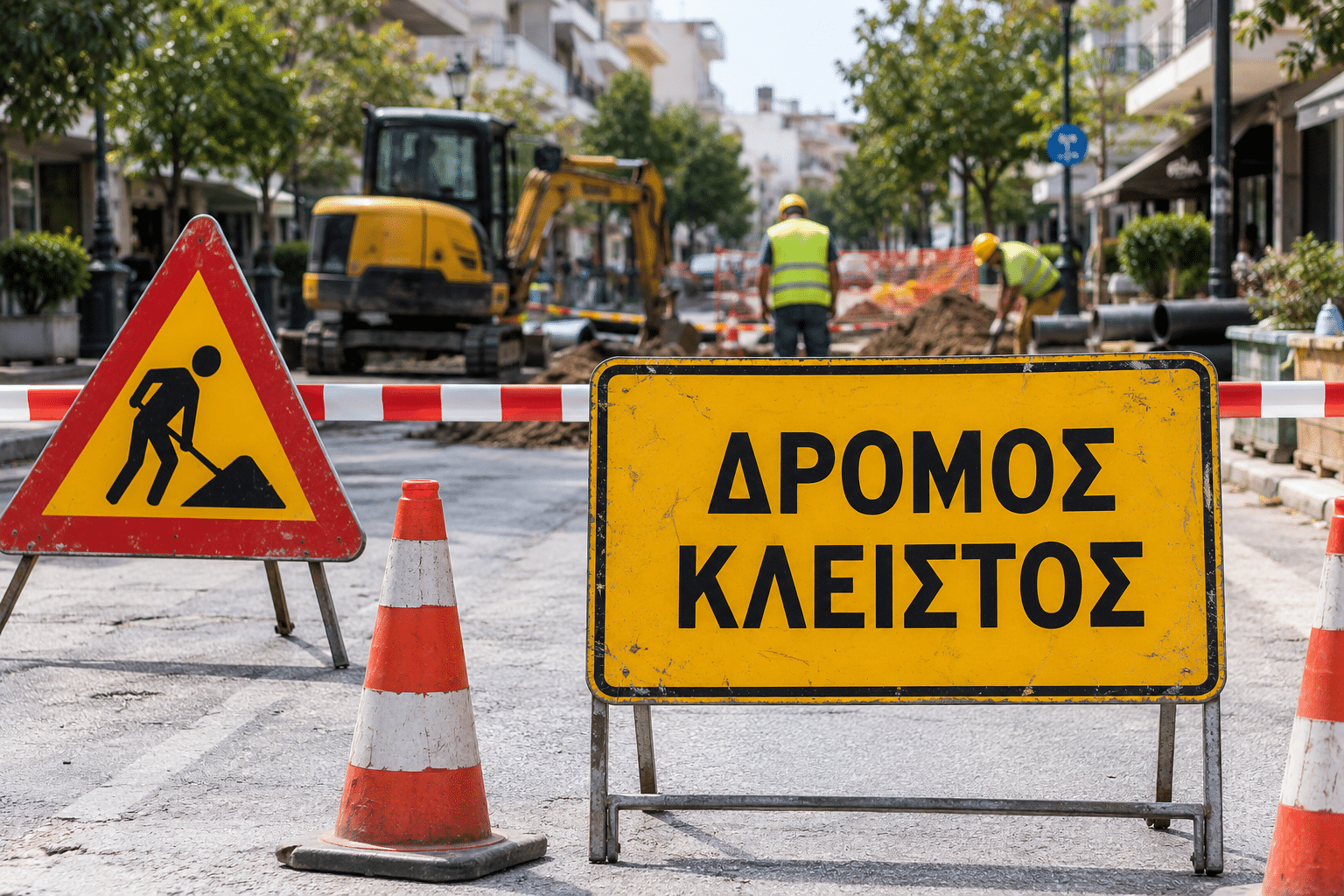 Τρίκαλα: Κλείνουν δρόμοι την Παρασκευή για φυσικό αέριο