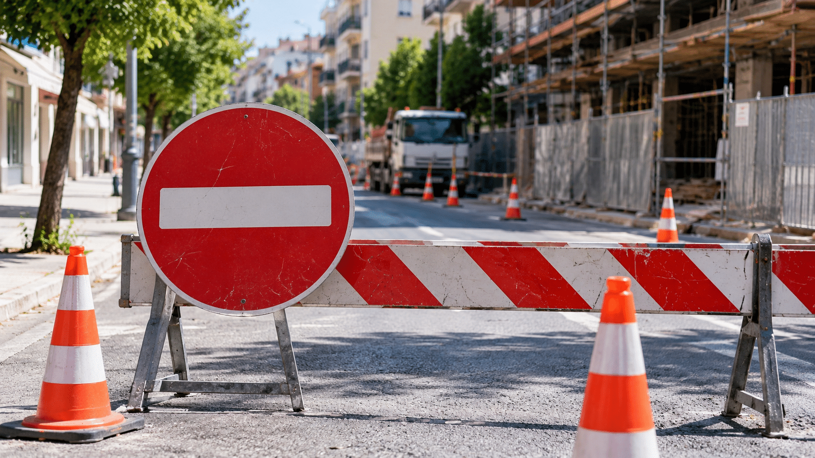 Τρίκαλα: Διακοπή κυκλοφορίας στην Αριστοτέλους