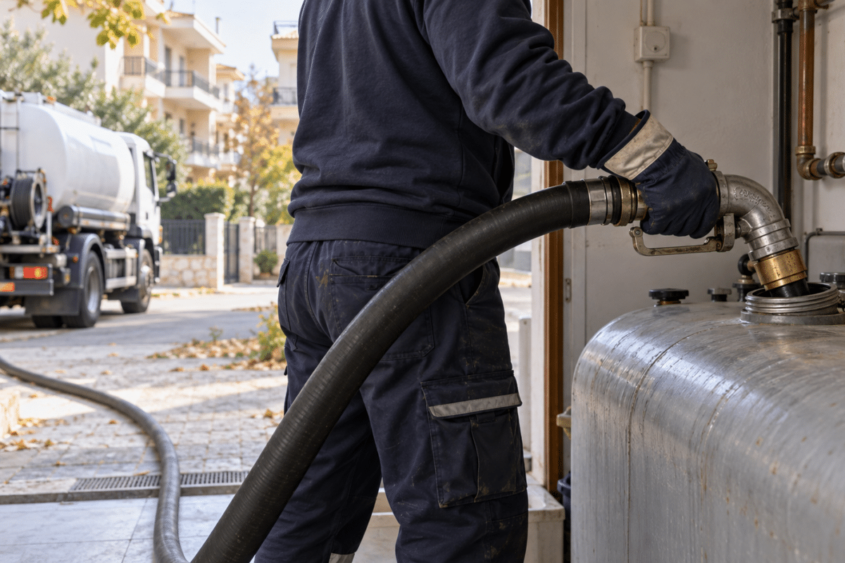 Πετρέλαιο θέρμανσης στα Τρίκαλα στα 1,553 ευρώ το λίτρο