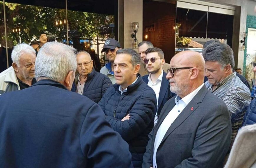 Τσίπρας σε Φαρκαδόνα και Γριζάνο για τους παραγωγούς